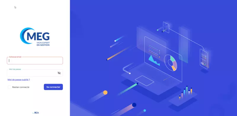 Se connecter à MEG mon expert en gestion